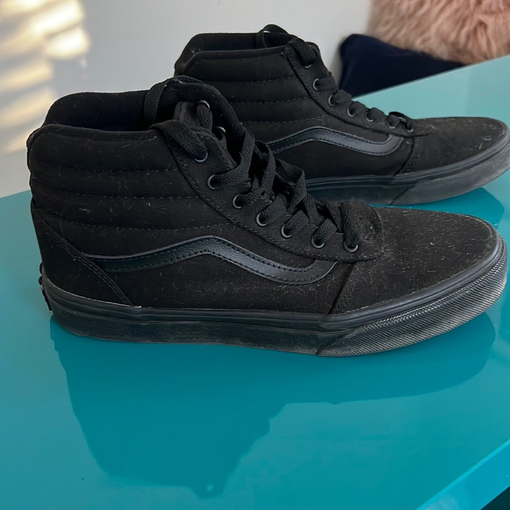 Vans Youth High-Top Sneakers - Black
